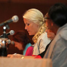 Kronprinsessen i paneldebatt under kvinnehelsekonferansen Women Deliver i Kuala Lumpur, Malaysia (Foto: UNAIDS)